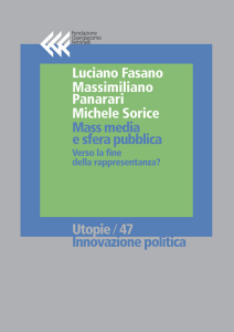 Mass media e sfera pubblica - Fondazione Giangiacomo Feltrinelli