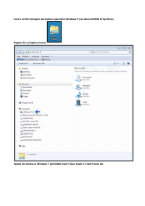 Creare un file Immagine del sistema operativo Windows 7 (con
