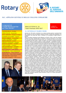 Bollettino 26 - Rotary Appiano Gentile