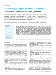 Le sindromi paraneoplastiche endocrino