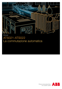 ATS021-ATS022 La commutazione automatica
