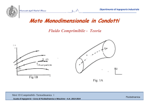 Cap.3.1 Flussi Comprimibili - Università degli Studi di Firenze