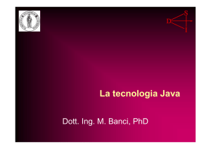 La tecnologia Java