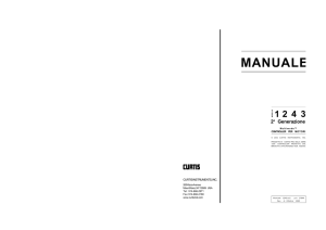 manuale - Curtis Instruments