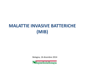 malattie invasive batteriche (mib) - Salute Emilia
