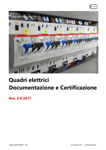 Quadri elettrici Documentazione e Certificazione
