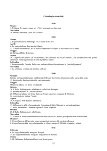 Cronologia della storia d`Italia 1940-1946 - OSP