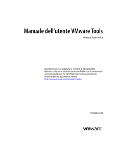 Manuale dell`utente VMware Tools