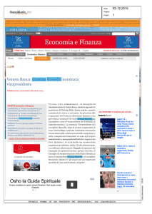 Economia e Finanza - Cristina Rossello
