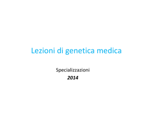 Lezioni di genetica medica