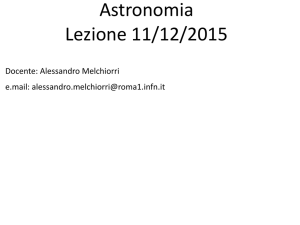 Astronomia Lezione 11/12/2015