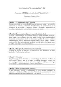 Modulo 1 - Liceo Scientifico “Leonardo da Vinci”