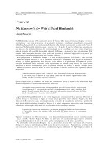 Comment Die Harmonie der Welt di Paul Hindemith