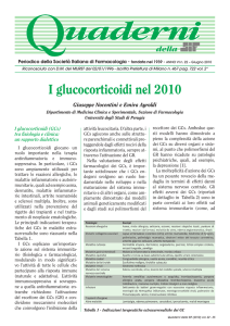 I glucocorticodi nel 2010 - SIF - Edicola Virtuale