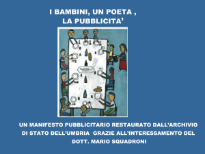 Diapositiva 1 - Fondazione Sinisgalli
