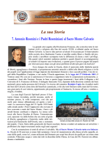 7. Antonio Rosmini e i Padri Rosminiani al S. M. Calvario