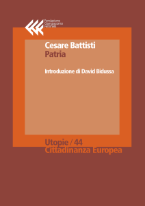 Patria-Cesare Battisti - Fondazione Giangiacomo Feltrinelli