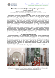 Pasquale Acquafredda - Marmi policromi in Puglia: petrografia e