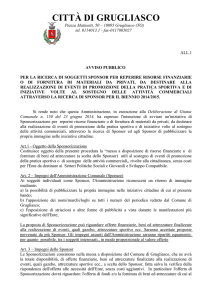 avviso pubblico - Comune di Grugliasco