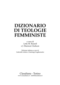 dizionario di teologie femministe