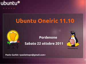 Ubuntu Oneiric 11.10 - Il mondo di Paolettopn