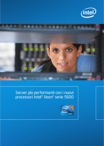 Server più performanti con i nuovi processori Intel® Xeon® serie 5600