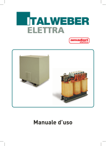 Manuale d`uso - italweber elettra