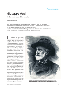 Giuseppe Verdi - Il Saggiatore musicale