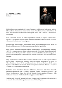 carlo rizzari - Accademia Nazionale di Santa Cecilia
