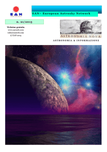 EAN– European Astrosky Network n. 21/2015