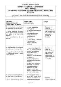 idoneita` per l`accesso alla classe - "A. Meucci"