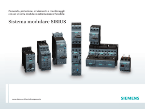 Sistema modulare SIRIUS - Siemens Global Website