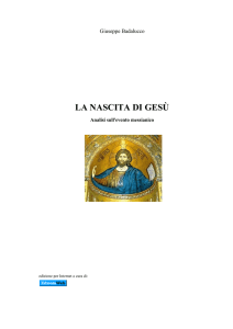 la nascita di gesù - Esoterismo e Misteri