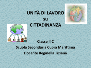 UNITÀ DI LAVORO su CITTADINANZA