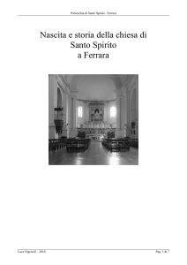 Nascita e storia della chiesa di Santo Spirito a Ferrara