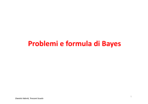Problemi e formula di Bayes
