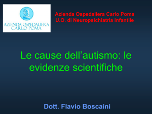 Le cause dell`autismo: evidenze scientifiche