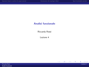 Analisi funzionale - of Riccarda Rossi
