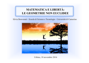 matematica e libertà: le geometrie non euclidee