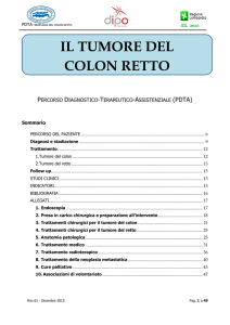 Percorso diagnostico-terapeutico-assistenziale per il tumore del