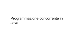 Programmazione concorrente in Java