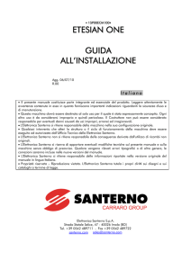 Manuale Utente Sunway T-TG-TG-A