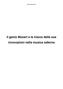 Il genio Mozart e le tracce delle sue innovazioni nella musica odierna