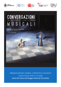 conversazioni musicali - Comune di Sesto Fiorentino