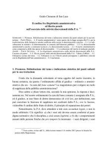 L`interesse pubblico nell`esercizio della funzione di indirizzo