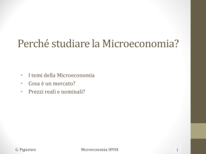 Introduzione alla Microeconomia