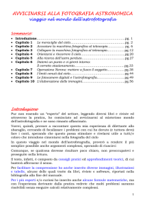 avvicinarsi alla fotografia astronomica