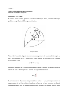 Lezione 3 Teorema di LEGENDRE. Il Teorema di