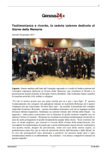 Stampa - Genova24