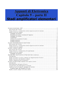 Appunti di Elettronica Capitolo 9 – parte II